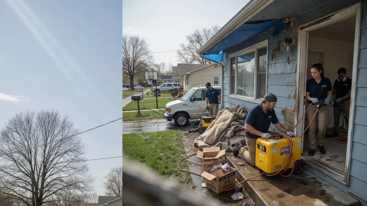 Basement Flood Cleanup in Cunningham, KS near me